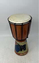 Load image into Gallery viewer, Hand Crafted Mini Wooden Percussion Darbuka Djembe Drum