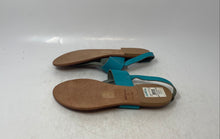 Load image into Gallery viewer, Joie A La Plage Womens Bastia Turquoise Leather Knot Thong Sandals Size EU 35