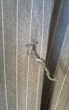 Load image into Gallery viewer, Vittorio St. Angelo Mens Black Pinstripe Long Sleeve Three-Button Blazer Sz 52R