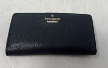 Load image into Gallery viewer, Kate Spade New York Womens Jackson Street Stacy Black Leather Bifold Wallet