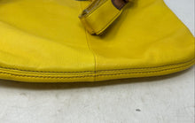 Load image into Gallery viewer, Fossil Womens Explorer Yellow Leather Outer Pocket Crossbody Purse With Tag