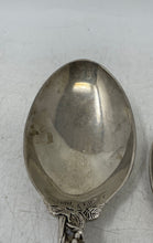 Load image into Gallery viewer, Vintage Set Of 2 Pcs Godinger Silver-Tone Grape Vine Pattern Serving Spoons