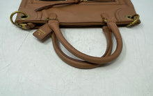 Load image into Gallery viewer, Fossil Womens Brown Charm Outer Inner Pockets Double Handle Shoulder Bag