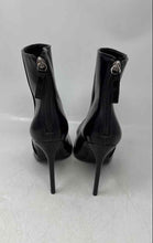 Load image into Gallery viewer, Steve Madden Womens Black Leather Pointed Toe Stiletto Heel Ankle Bootie Size 6M