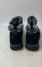 Load image into Gallery viewer, Skechers Womens Easy Going Black Round Toe Side-Zip Ankle Snow Boots Size 7.5