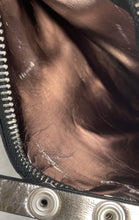 Load image into Gallery viewer, Michael Kors Womens Black Monogram Print Leather Zipper Fanny Pack Handbag