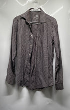 Load image into Gallery viewer, Bugatchi Uomo Mens Brown Long Sleeve Spread Collar Button-Up Shirt Size S