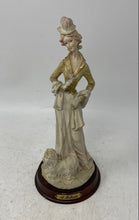 Load image into Gallery viewer, 1984 A Belcari Lady Walking With Dog On Base Decorative Figurine Collectible