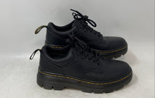 Load image into Gallery viewer, Dr. Martens Unisex Reeder Black Leather Lace-Up Low Top Sneaker Shoes Size M5 W6