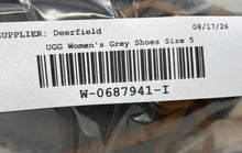Load image into Gallery viewer, UGG Womens Dakota Gray Suede Moc Toe Lined Lace-Up Boat Shoes Size 5