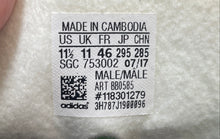 Load image into Gallery viewer, Adidas Mens Goletto VI TF BB0585 Black White Turf Soccer Cleats Size 11.5