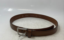 Load image into Gallery viewer, Fossil Mens Brown Genuine Leather Buckle Adjustable Dress Belt Size 90/36
