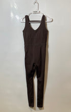 Load image into Gallery viewer, Fabletics Womens Brown Sleeveless Activewear One-Piece Jumpsuit Size XS