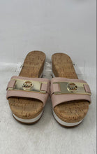 Load image into Gallery viewer, Michael Kors Womens Warren Beige Light Pink & White Platform Slide Sandals Sz 7M