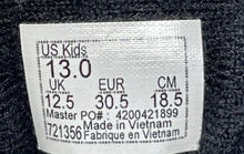 Load image into Gallery viewer, Vans Kids Sk8-Hi 721356 Black High Top Lace-Up Sneaker Shoes Size 13