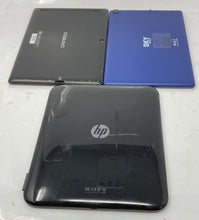Load image into Gallery viewer, Lot Of 3 Pieces Assorted Black Blue Mix Of Android Tablets Not Tested For Parts