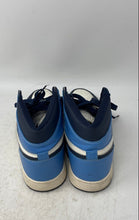 Load image into Gallery viewer, Nike Womens Air Jordan 1 High 555088-010 Blue White Lace-Up Tennis Shoes Size 8