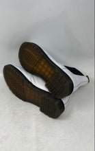 Load image into Gallery viewer, Dr. Martens Womens 2976 White Black Leather Pull On Ankle Chelsea Boots Size 9