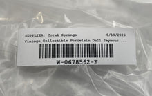 Load image into Gallery viewer, Vintage Seymour Mann's Connoisseur Porcelain Doll In Green Velvet Dress With Tag