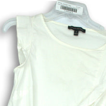 Load image into Gallery viewer, Banana Republic Womens White Sleeveless Ruffle Blouse Top Size Small