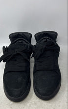 Load image into Gallery viewer, 1989 Studio Mens Black Lace-Up Round Toe Low Top Sneaker Shoes Size 46