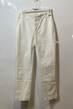 Load image into Gallery viewer, Zara Womens White Flat Front Slash Pockets Skinny Leg Trousers Pants Size 2