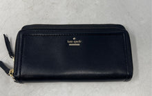 Load image into Gallery viewer, Kate Spade Womens Patterson Drive Anita Black Pebbled Leather Zip-Around Wallet