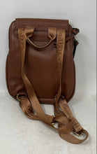 Load image into Gallery viewer, Calvin Klein Womens Brown Leather Adjustable Strap Top Handle Backpack