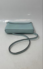 Load image into Gallery viewer, Kate Spade New York Womens Newbury Lane Sally Blue Pebbled Leather Crossbody Bag