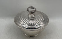Load image into Gallery viewer, Vintage Sheridan Silver Tone Queen Anne Covered Casserole Dish Serving Bowl Lid