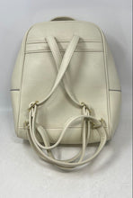 Load image into Gallery viewer, Vanessa Williams Womens Bone White Leather Pockets Adjustable Strap Backpack