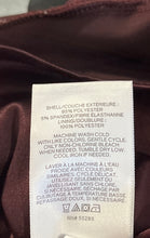 Load image into Gallery viewer, Express Womens Chocolate Ruffle Sleeveless Back Zip Fit & Flare Dress Size Small