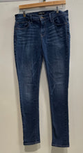 Load image into Gallery viewer, Express Womens Blue Denim 5-Pocket Design Button Front Jegging Jeans Size 10