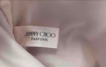 Load image into Gallery viewer, Jimmy Choo Parfums Womens Pink Snakeskin Embossed Makeup Cosmetic Bag Damaged