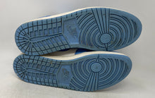 Load image into Gallery viewer, Nike Mens Air Jordan 1 Mid 554724-106 White Blue Lace-Up Sneaker Shoes Size 12