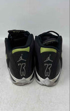 Load image into Gallery viewer, Nike Kids Air Jordan 14 Retro Black Green White Lace-Up Sneaker Shoes Size 7Y