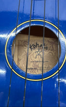 Load image into Gallery viewer, Kohala KG-SBL Blue 21 Inch Beginner Right Handed Soprano Ukulele