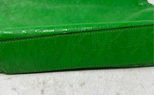 Load image into Gallery viewer, Michael Kors Womens Green Logo Embossed Double Strap Medium Shoulder Bag