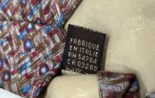 Load image into Gallery viewer, Valentino Cravatte Mens Multicolor Printed Keeper Loop Designer Tie