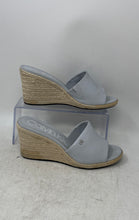 Load image into Gallery viewer, Calvin Klein Womens Bandera Light Blue Slip-On Platform Sandals Size 8.5