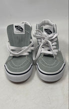 Load image into Gallery viewer, Vans Boys Sk8-Hi 507698 Gray White Round Toe Lace-Up Sneakers Shoes Size 12.5