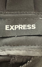 Load image into Gallery viewer, Express Womens Black Pleated Front Pockets High Rise Ankle Pants Size 10R