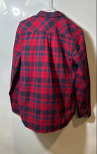 Load image into Gallery viewer, Levi's Mens Red Plaid Long Sleeve Collared Chest Pockets Button-Up Shirt Size S
