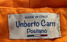Load image into Gallery viewer, Umberto Carro Mens Orange Pleated Front Cuffed Hem Bermuda Shorts Size 32
