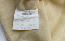 Load image into Gallery viewer, Authentic Christian Dior Mens Yellow Short Sleeve Dress Shirt Size 41-42 Stained