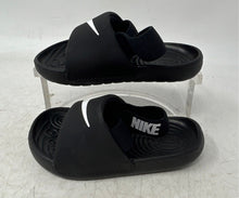 Load image into Gallery viewer, Nike Boys Kawa BV1094-001 Black Slip-On Open Toe Slide Sandals Size 5C