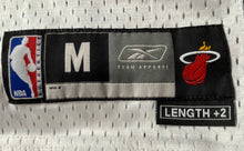 Load image into Gallery viewer, Adidas Mens White Red NBA Miami Heat Dwyane Wade #3 Basketball Jersey Size M