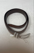 Load image into Gallery viewer, Cremieux Mens Brown Silver-Tone Buckle Animal Print Dress Belt