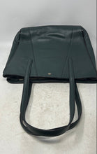 Load image into Gallery viewer, Antonio Melani Womens Green Leather Bottom Studs Double Handle Tote Handbag