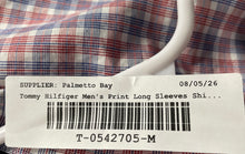 Load image into Gallery viewer, Tommy Hilfiger Mens Multicolor Plaid Slim-Fit Long Sleeve Dress Shirt Size L